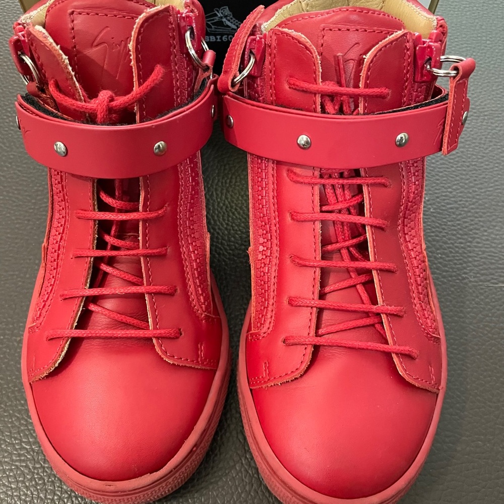 Authentic Red Giuseppe Zanotti (Size 12)